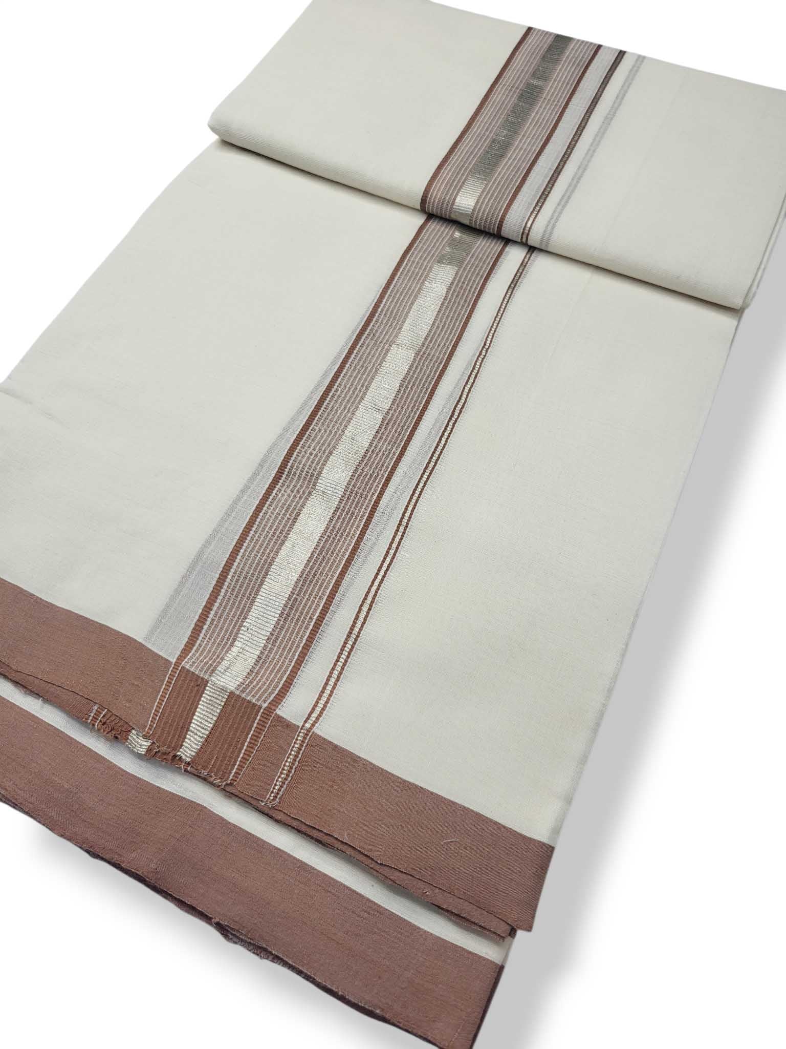Kerala Balaramapuram Pure Cotton Handloom Mundu/Dhoti