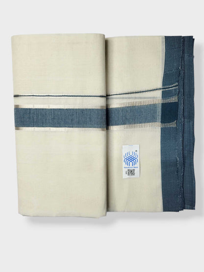 Kerala Balaramapuram Pure Cotton Handloom Mundu/Dhoti