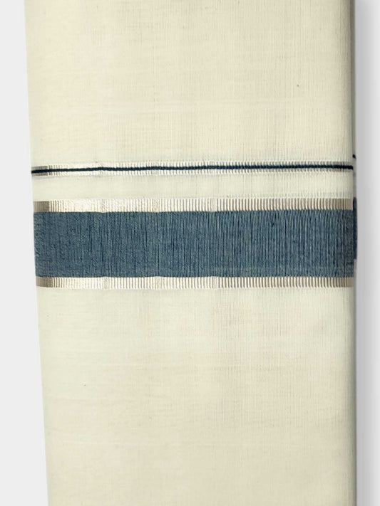 Kerala Balaramapuram Pure Cotton Handloom Mundu/Dhoti