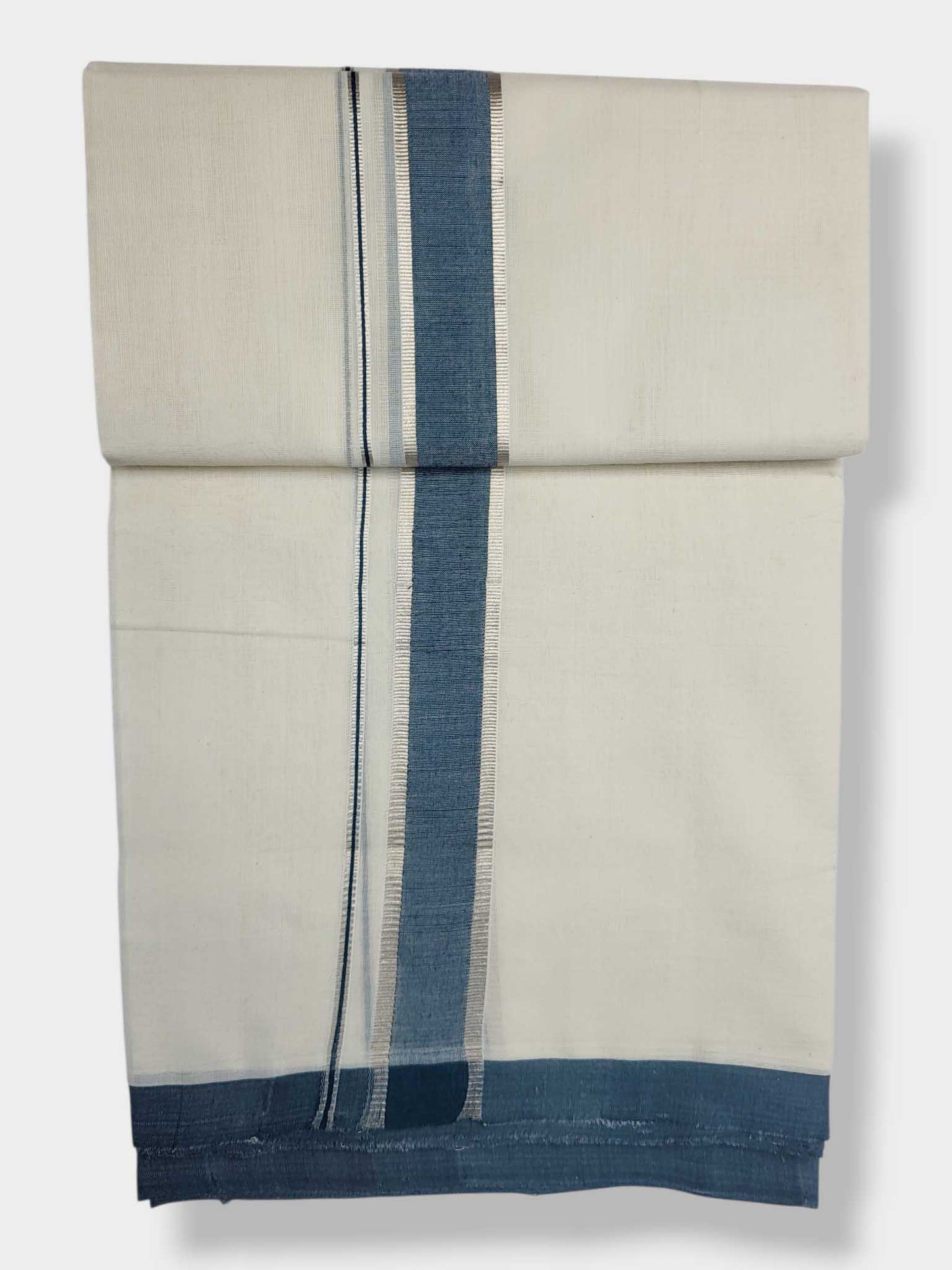Kerala Balaramapuram Pure Cotton Handloom Mundu/Dhoti