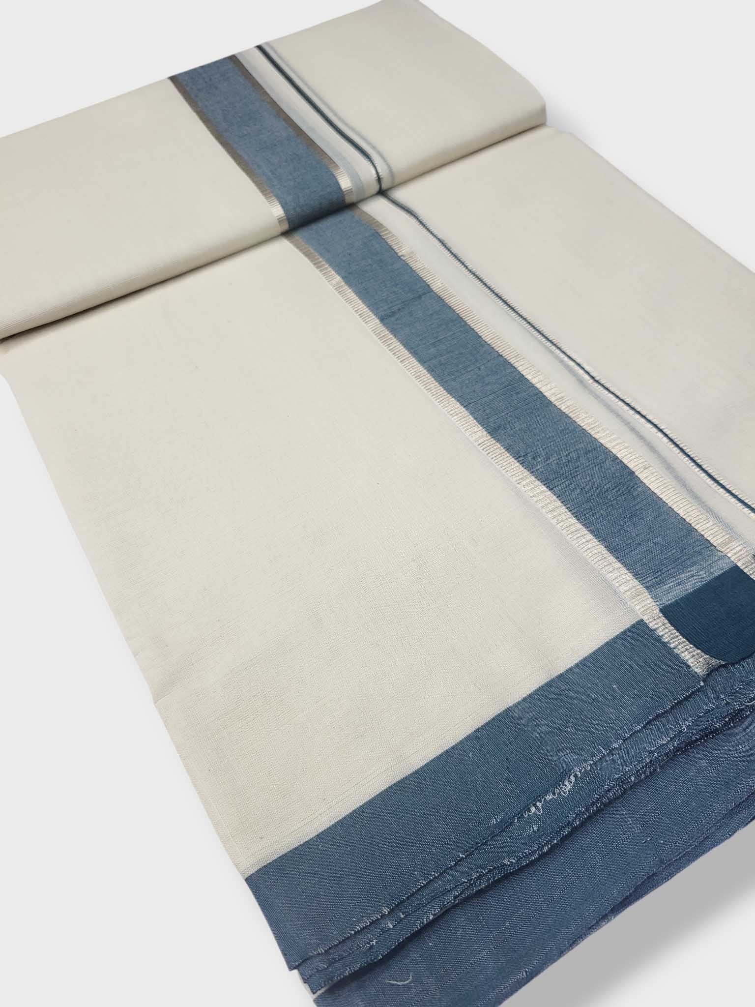 Kerala Balaramapuram Pure Cotton Handloom Mundu/Dhoti