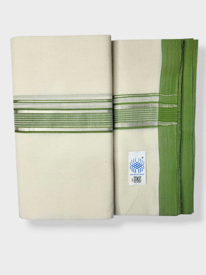 Kerala Balaramapuram Pure Cotton Handloom Mundu/Dhoti