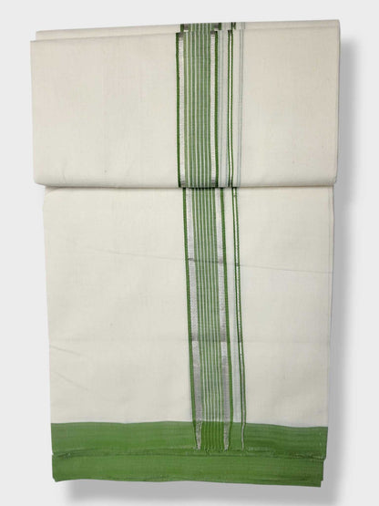Kerala Balaramapuram Pure Cotton Handloom Mundu/Dhoti