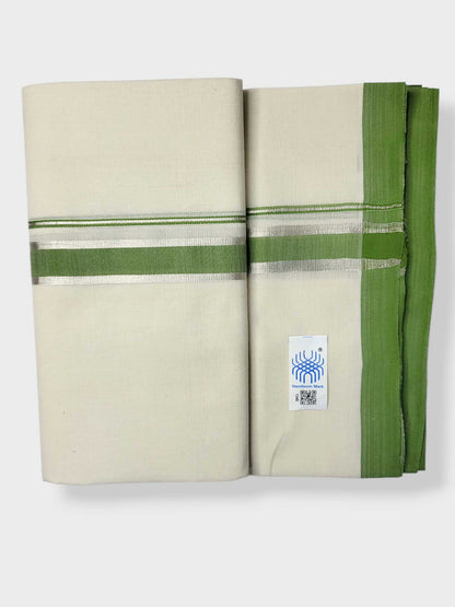 Kerala Balaramapuram Pure Cotton Handloom Mundu/Dhoti