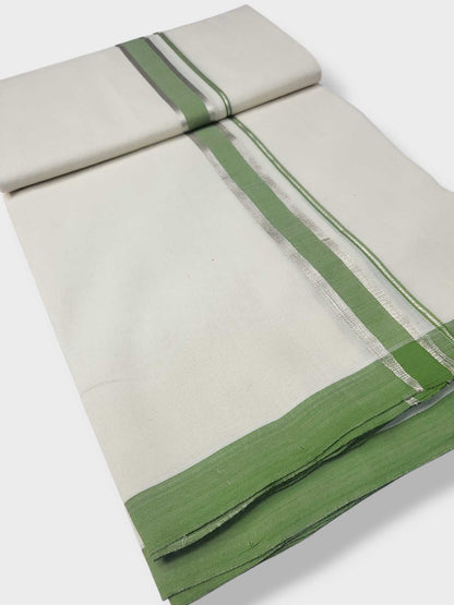 Kerala Balaramapuram Pure Cotton Handloom Mundu/Dhoti