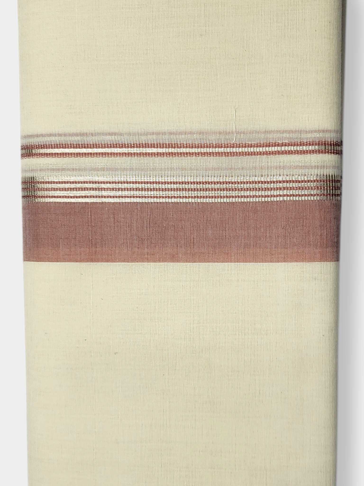 Kerala Balaramapuram Pure Cotton Handloom Mundu/Dhoti