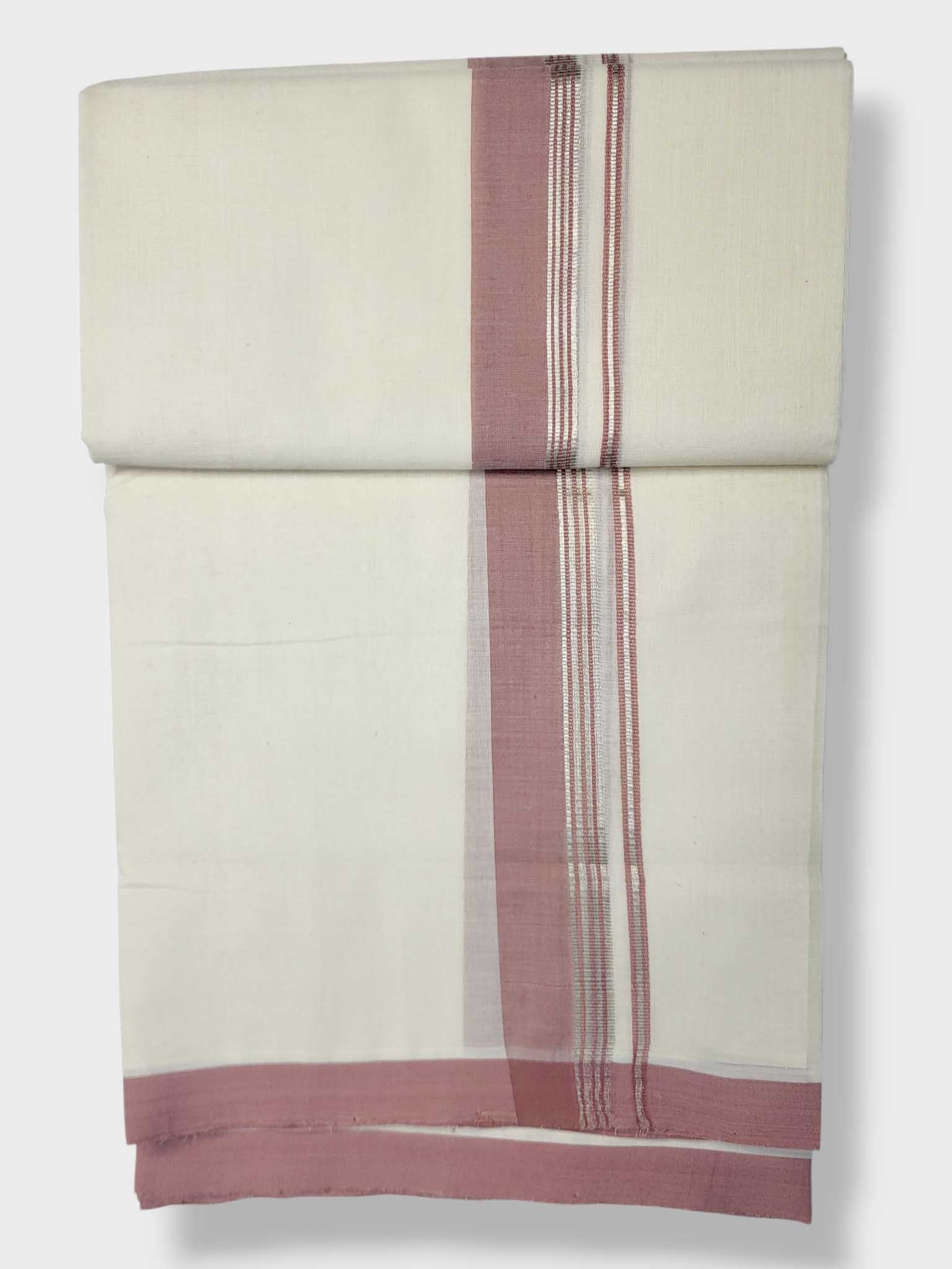 Kerala Balaramapuram Pure Cotton Handloom Mundu/Dhoti