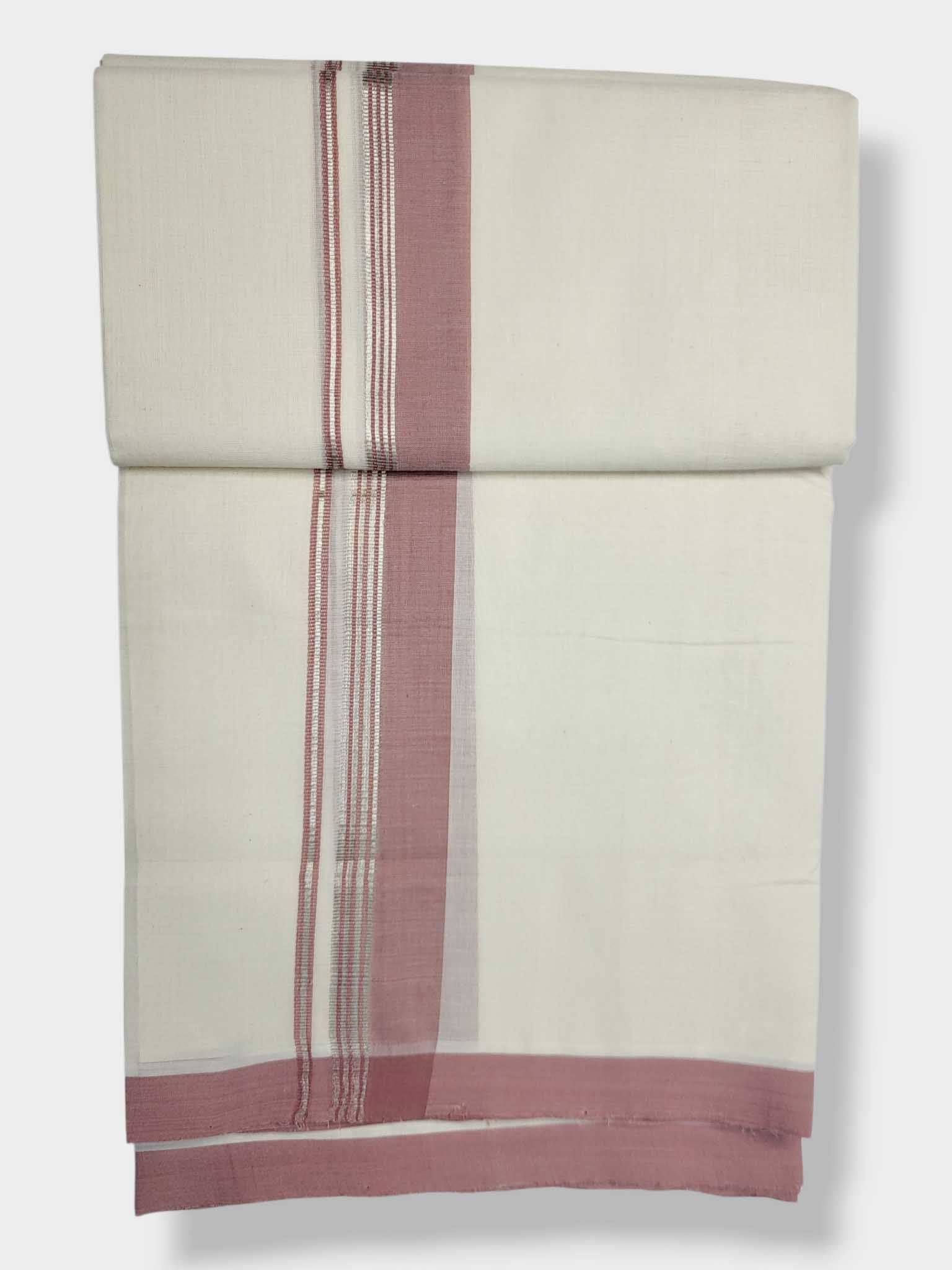 Kerala Balaramapuram Pure Cotton Handloom Mundu/Dhoti