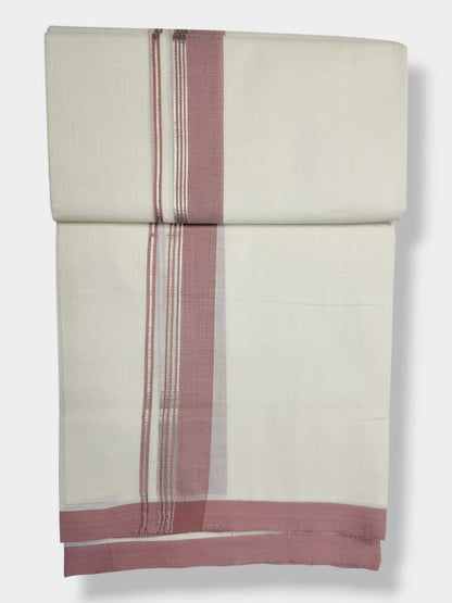 Kerala Balaramapuram Pure Cotton Handloom Mundu/Dhoti