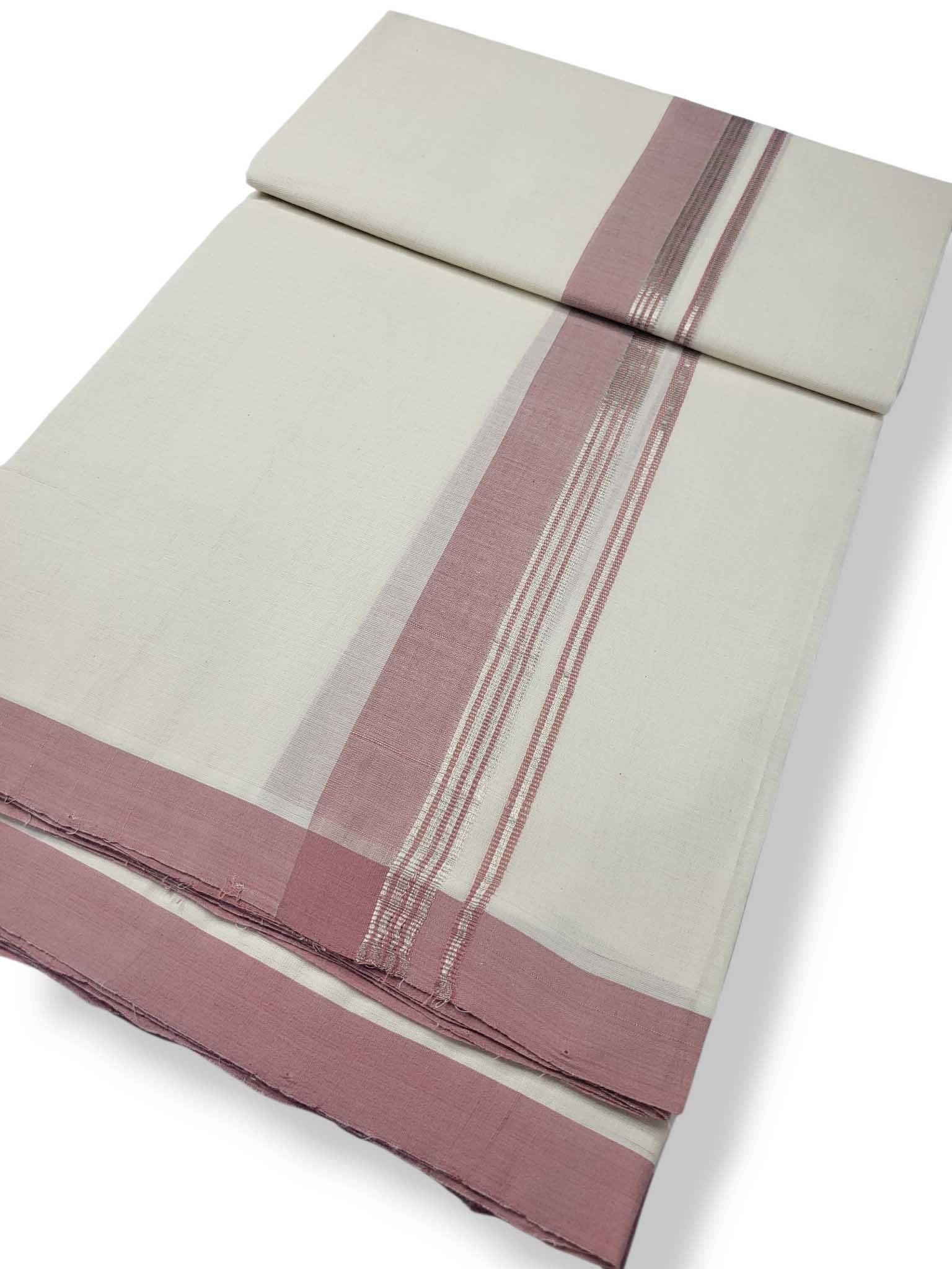 Kerala Balaramapuram Pure Cotton Handloom Mundu/Dhoti