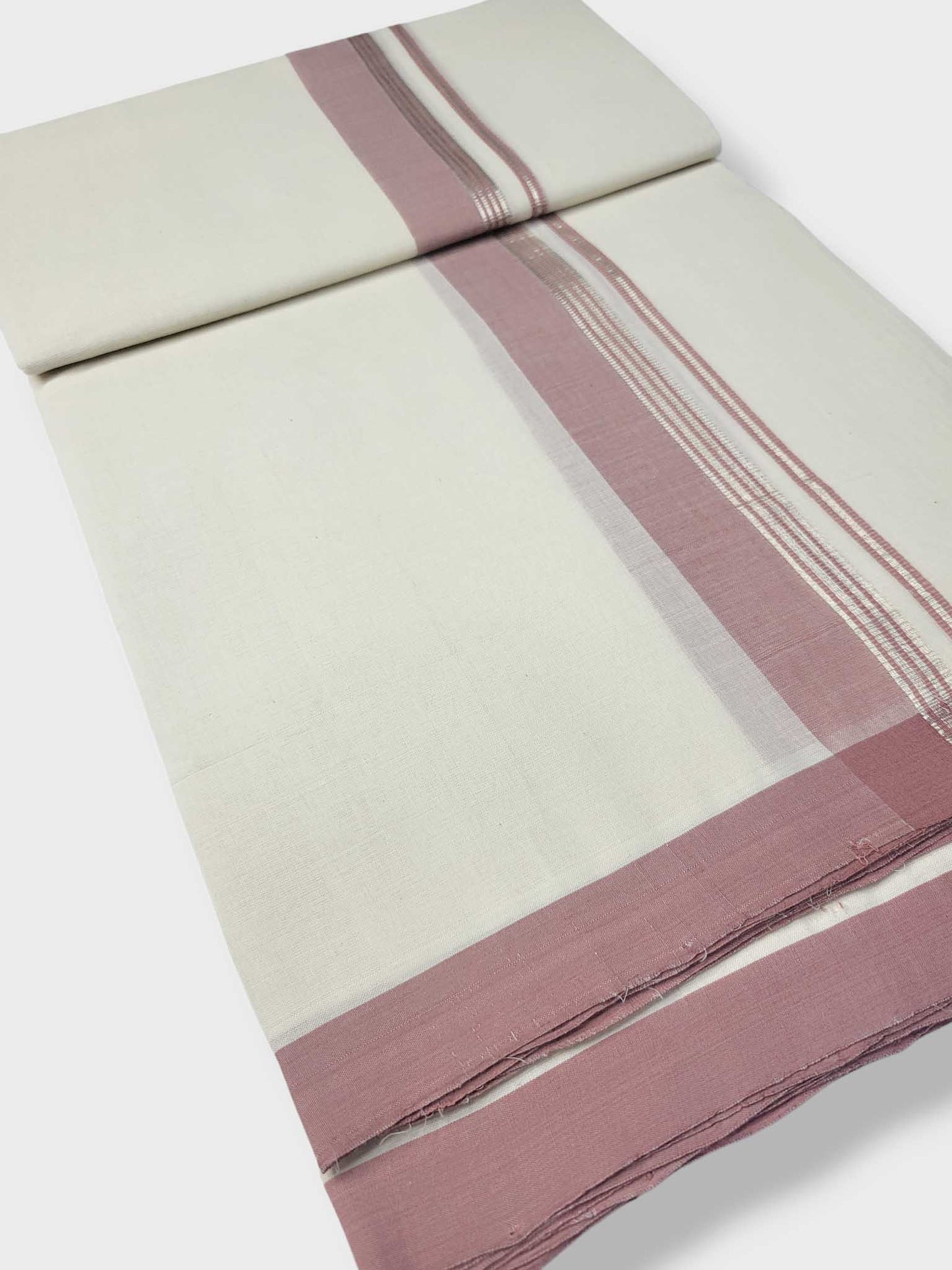 Kerala Balaramapuram Pure Cotton Handloom Mundu/Dhoti
