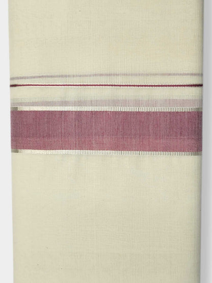 Kerala Balaramapuram Pure Cotton Handloom Mundu/Dhoti
