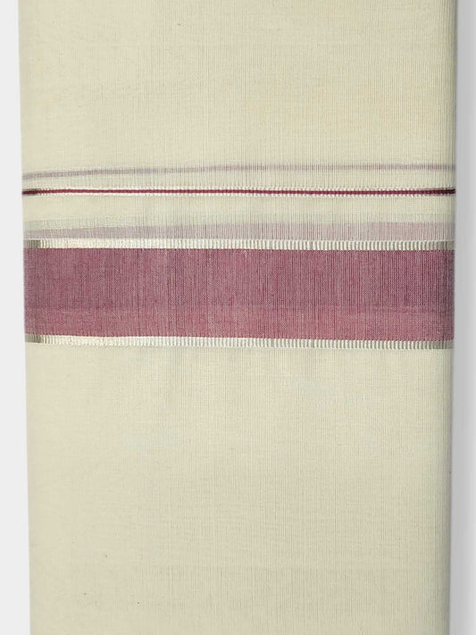 Kerala Balaramapuram Pure Cotton Handloom Mundu/Dhoti