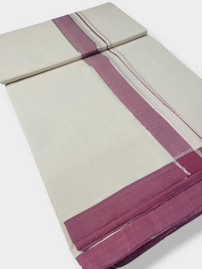 Kerala Balaramapuram Pure Cotton Handloom Mundu/Dhoti