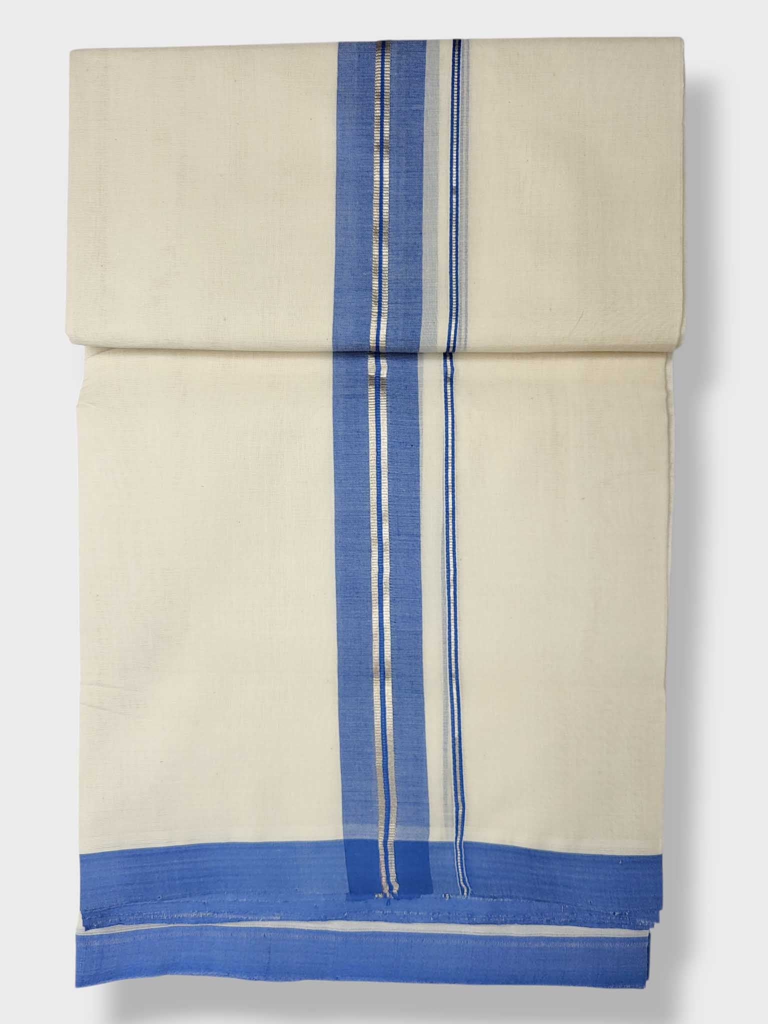Kerala Balaramapuram Pure Cotton Handloom Mundu/Dhoti