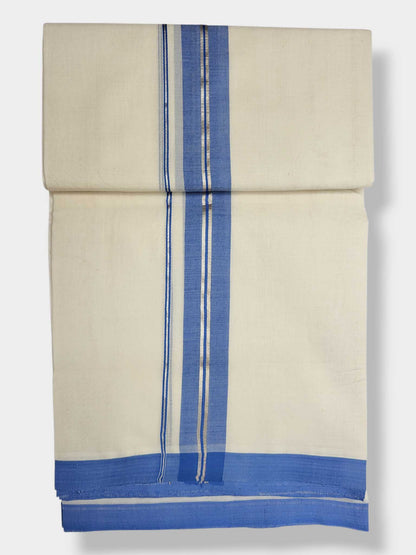 Kerala Balaramapuram Pure Cotton Handloom Mundu/Dhoti