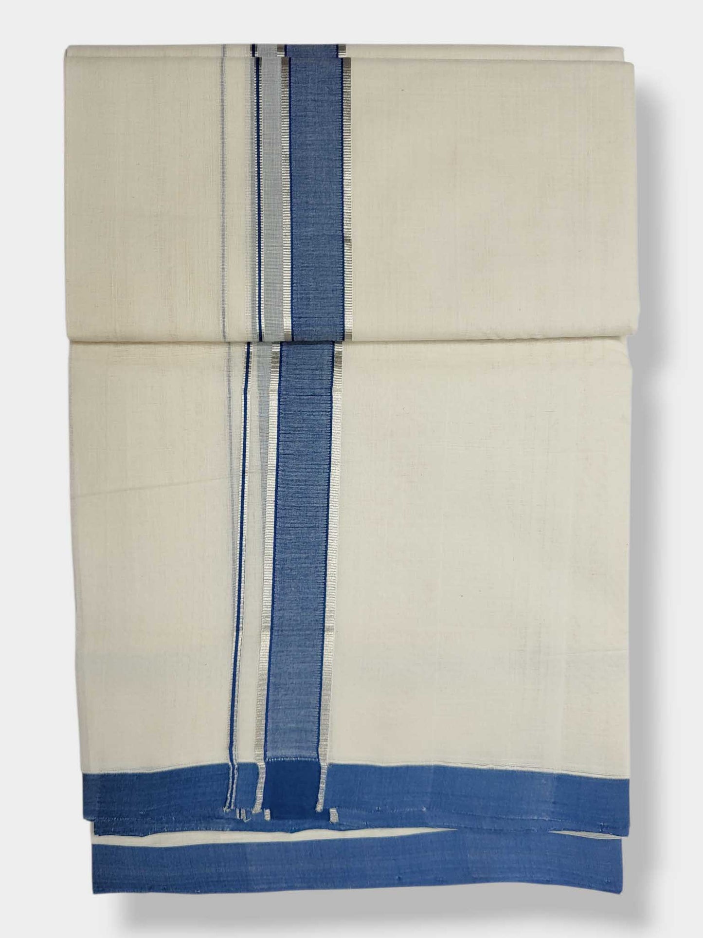 Kerala Balaramapuram Pure Cotton Handloom Mundu/Dhoti