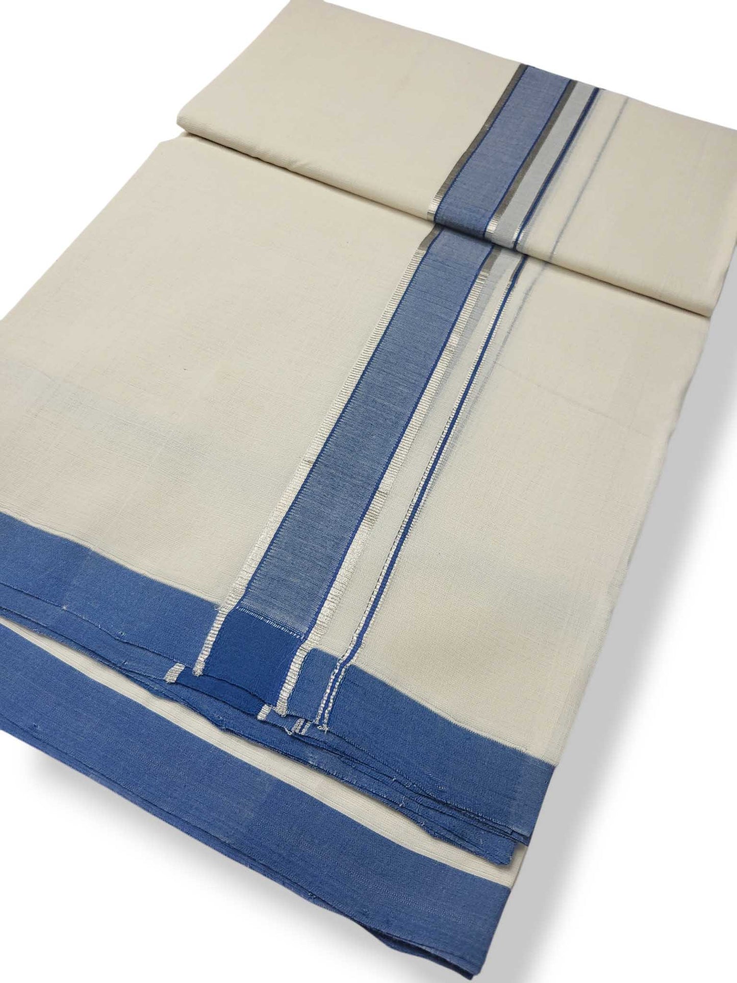 Kerala Balaramapuram Pure Cotton Handloom Mundu/Dhoti