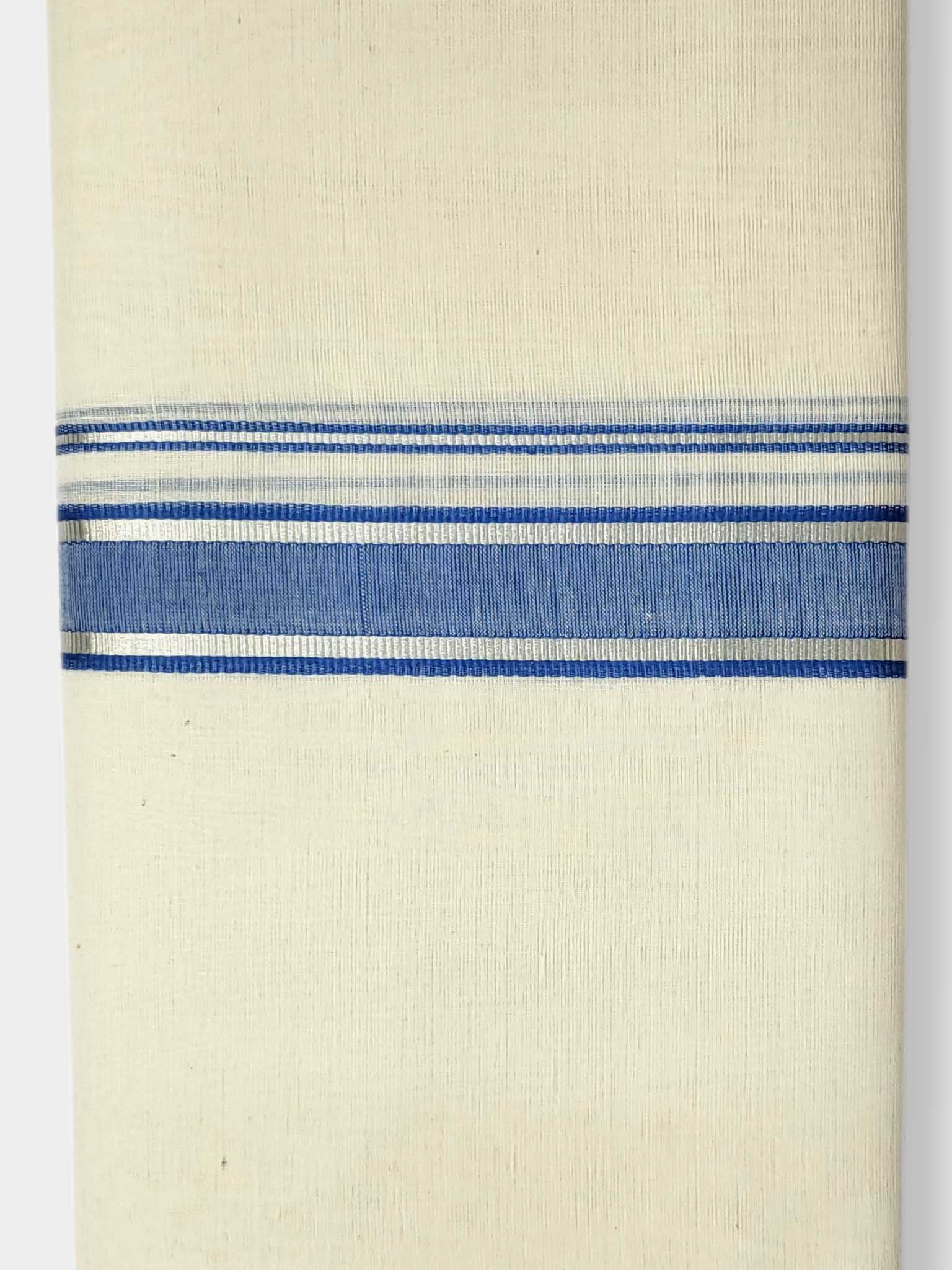 Kerala Balaramapuram Pure Cotton Handloom Mundu/Dhoti