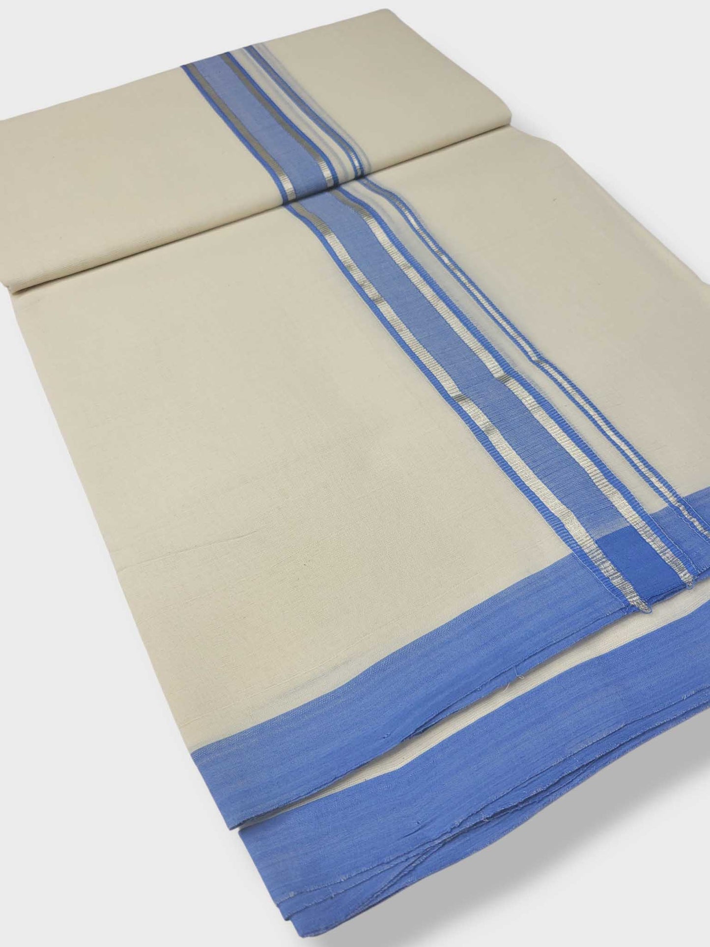 Kerala Balaramapuram Pure Cotton Handloom Mundu/Dhoti