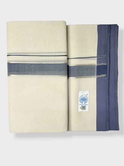 Kerala Balaramapuram Pure Cotton Handloom Mundu/Dhoti