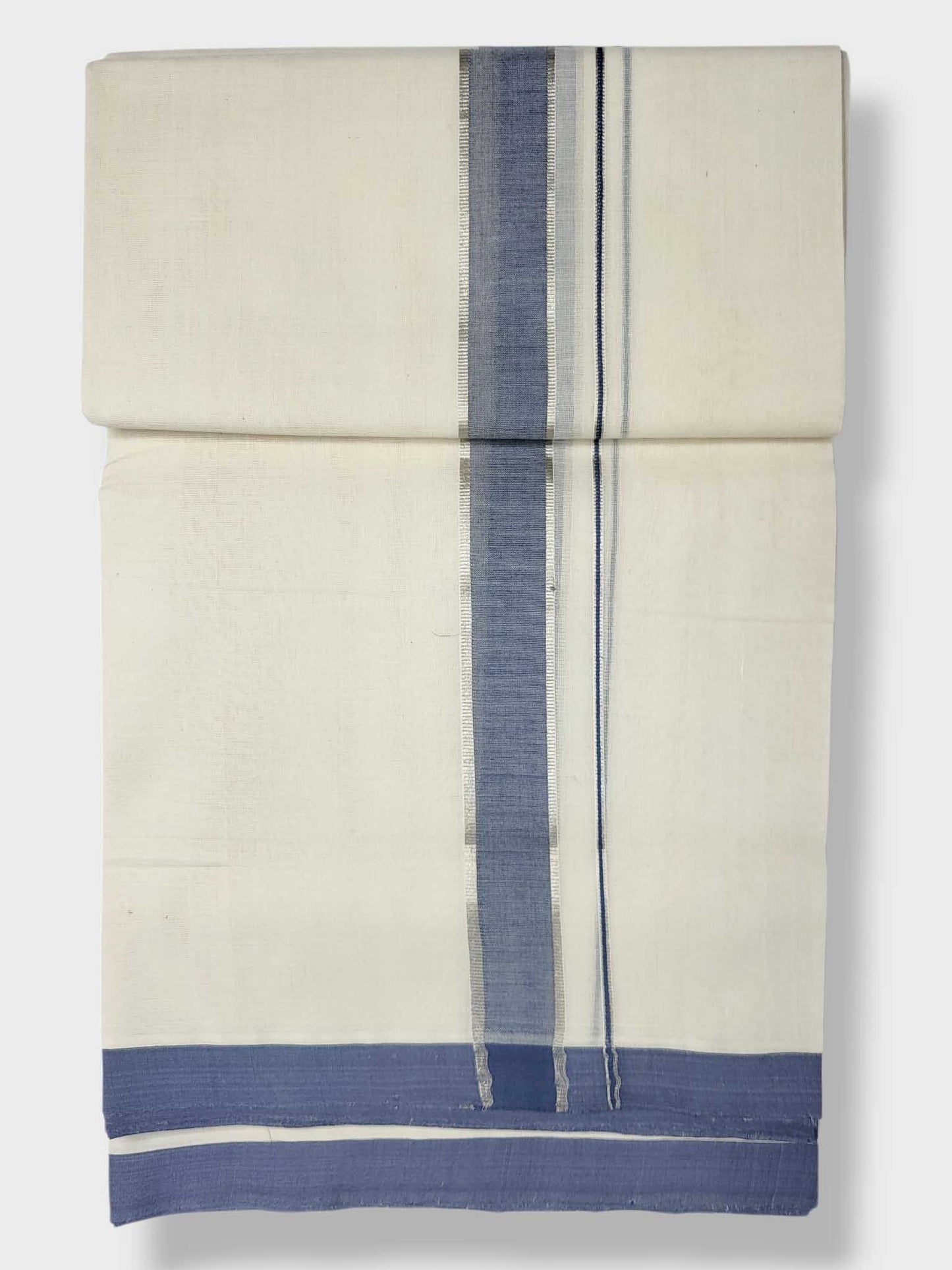 Kerala Balaramapuram Pure Cotton Handloom Mundu/Dhoti