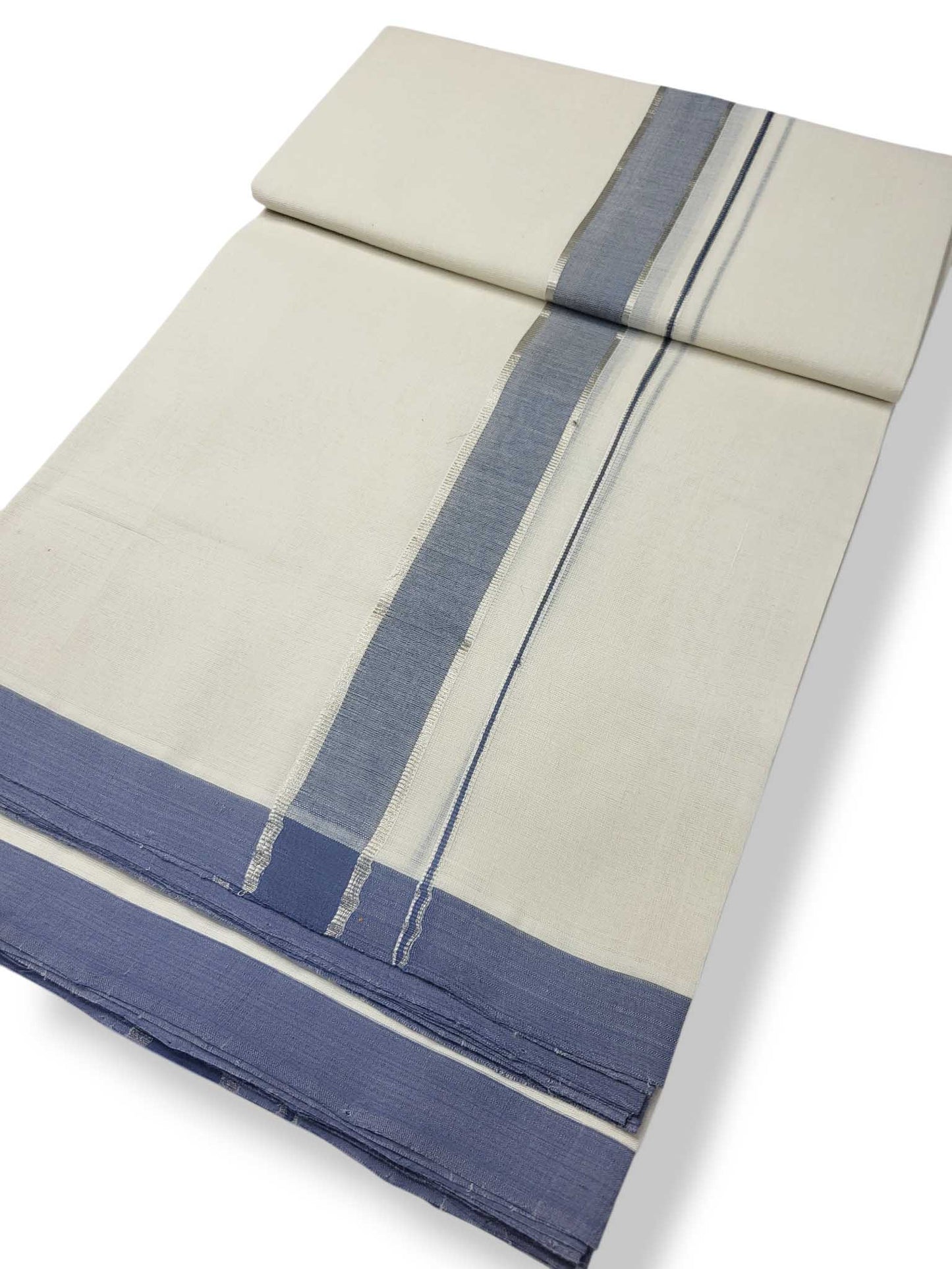 Kerala Balaramapuram Pure Cotton Handloom Mundu/Dhoti