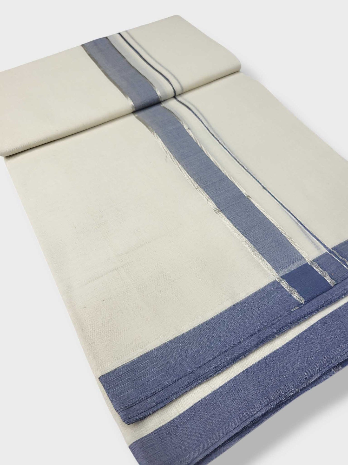 Kerala Balaramapuram Pure Cotton Handloom Mundu/Dhoti