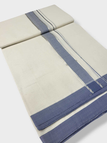Kerala Balaramapuram Pure Cotton Handloom Mundu/Dhoti