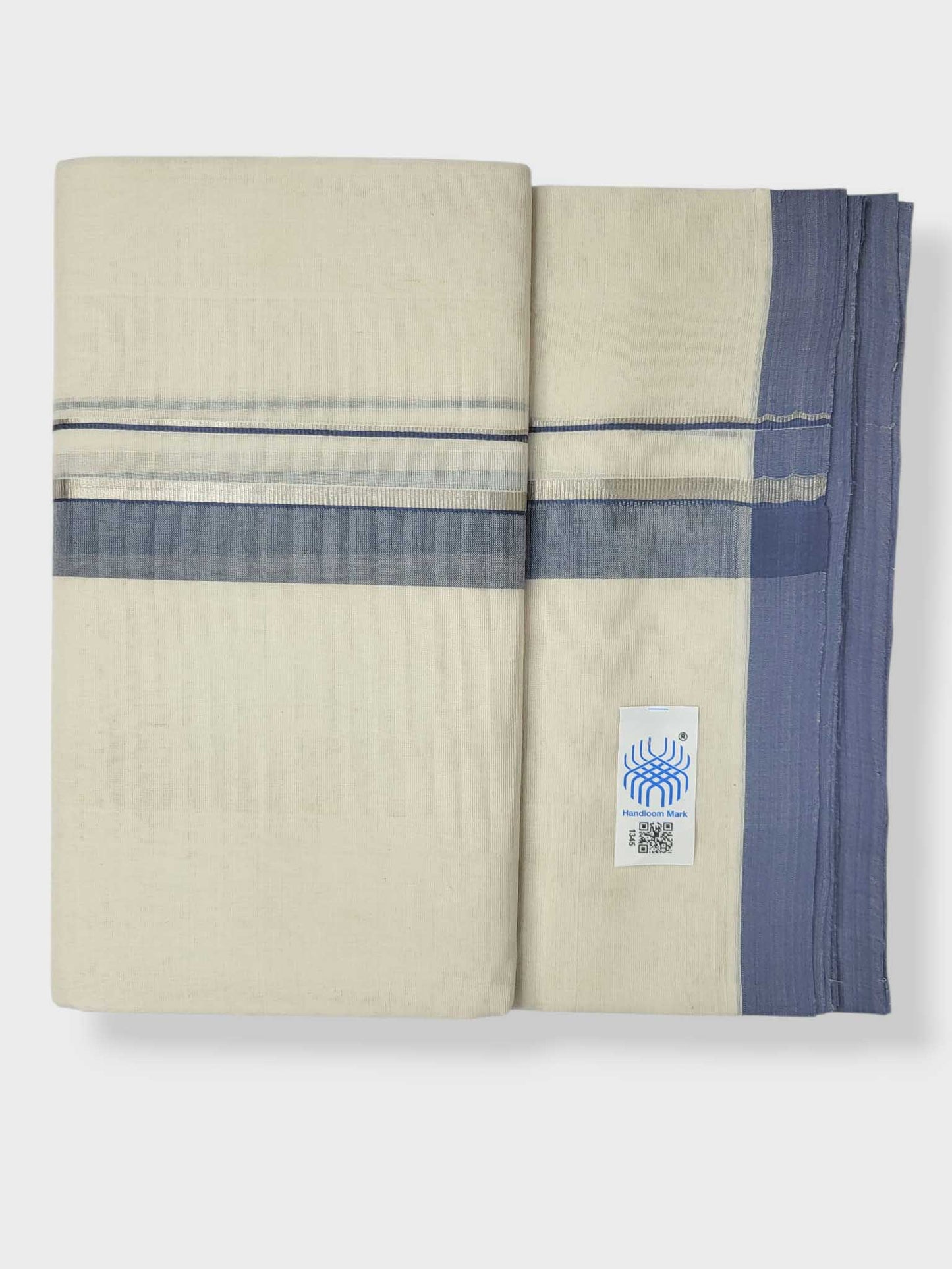 Kerala Balaramapuram Pure Cotton Handloom Mundu/Dhoti