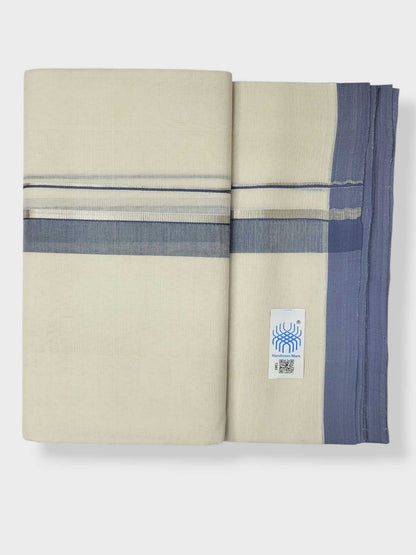 Kerala Balaramapuram Pure Cotton Handloom Mundu/Dhoti