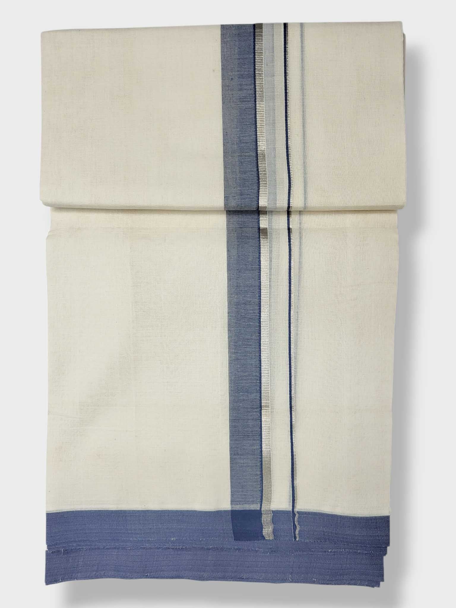 Kerala Balaramapuram Pure Cotton Handloom Mundu/Dhoti