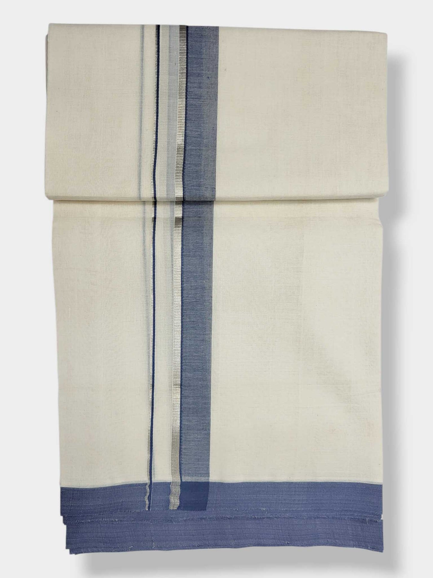 Kerala Balaramapuram Pure Cotton Handloom Mundu/Dhoti