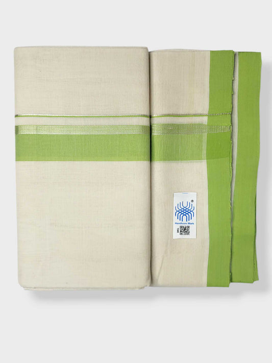 Kerala Balaramapuram Pure Cotton Handloom Mundu/Dhoti