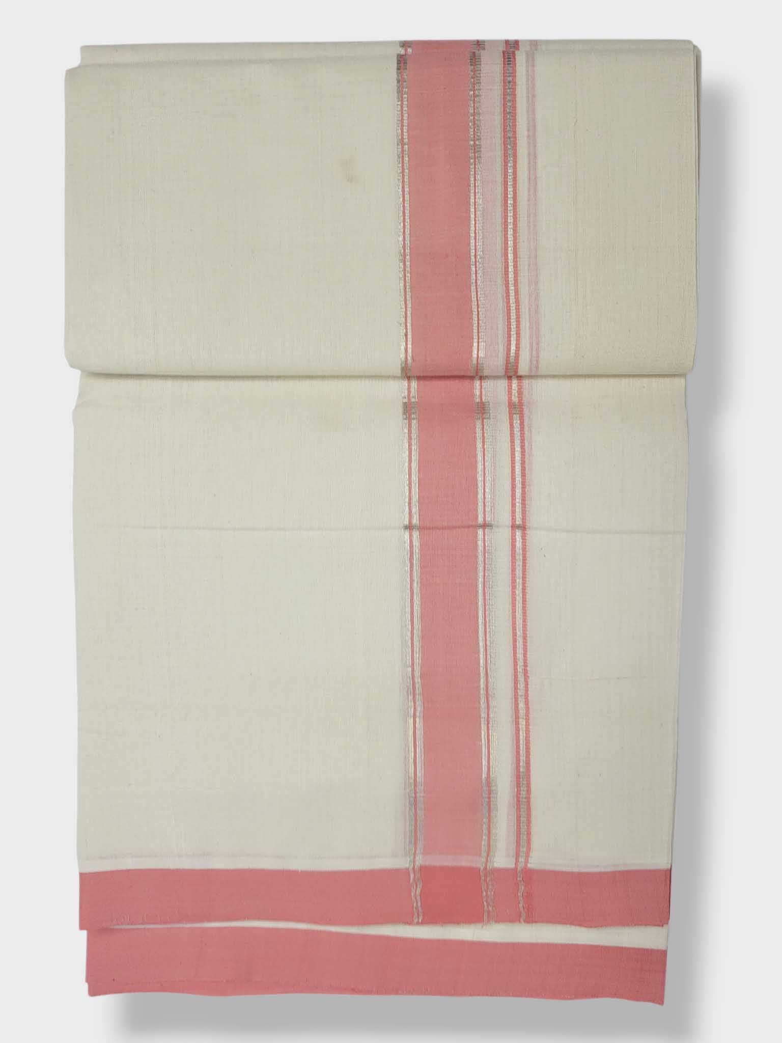 Kerala Balaramapuram Pure Cotton Handloom Mundu/Dhoti