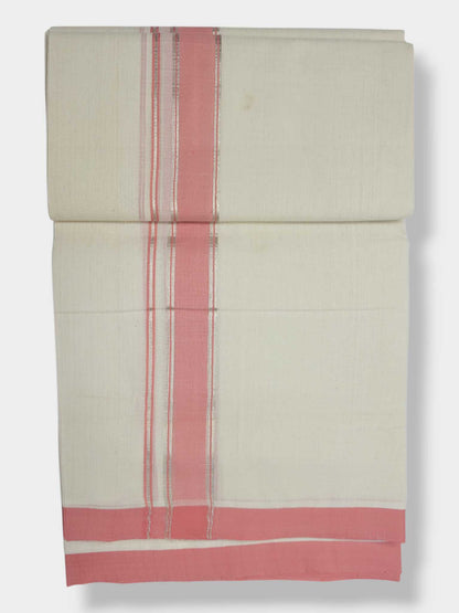 Kerala Balaramapuram Pure Cotton Handloom Mundu/Dhoti