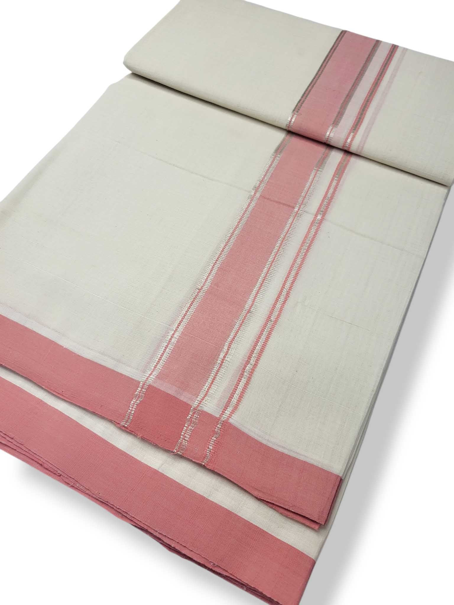Kerala Balaramapuram Pure Cotton Handloom Mundu/Dhoti
