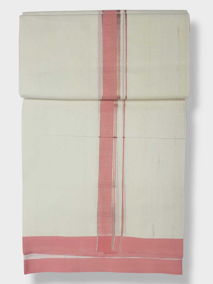 Kerala Balaramapuram Pure Cotton Handloom Mundu/Dhoti