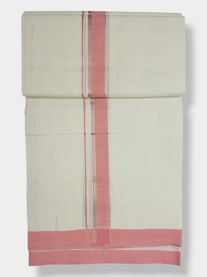 Kerala Balaramapuram Pure Cotton Handloom Mundu/Dhoti