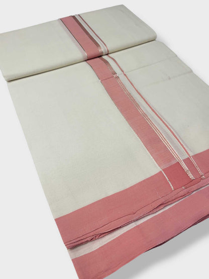 Kerala Balaramapuram Pure Cotton Handloom Mundu/Dhoti