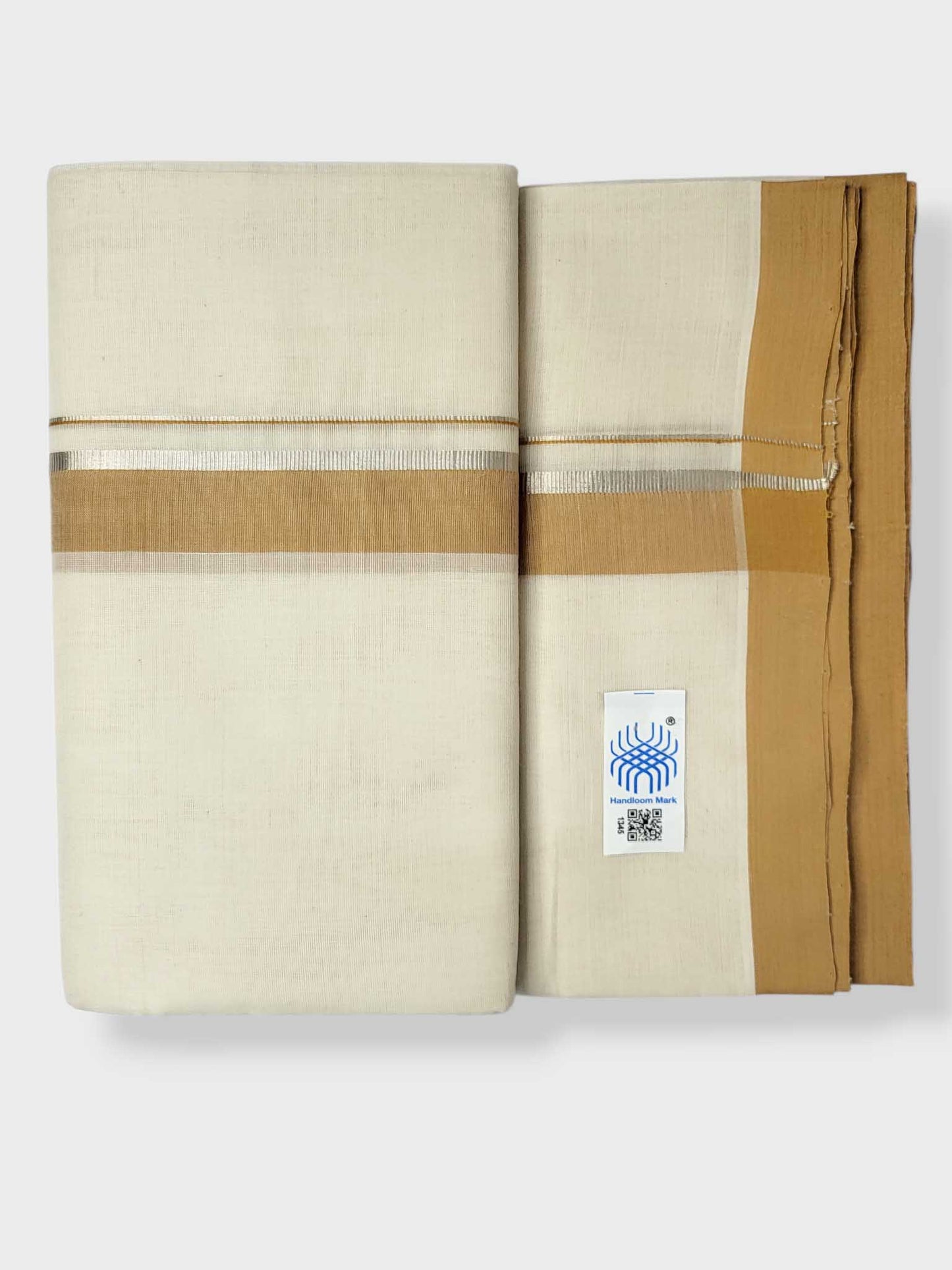 Kerala Balaramapuram Pure Cotton Handloom Mundu/Dhoti