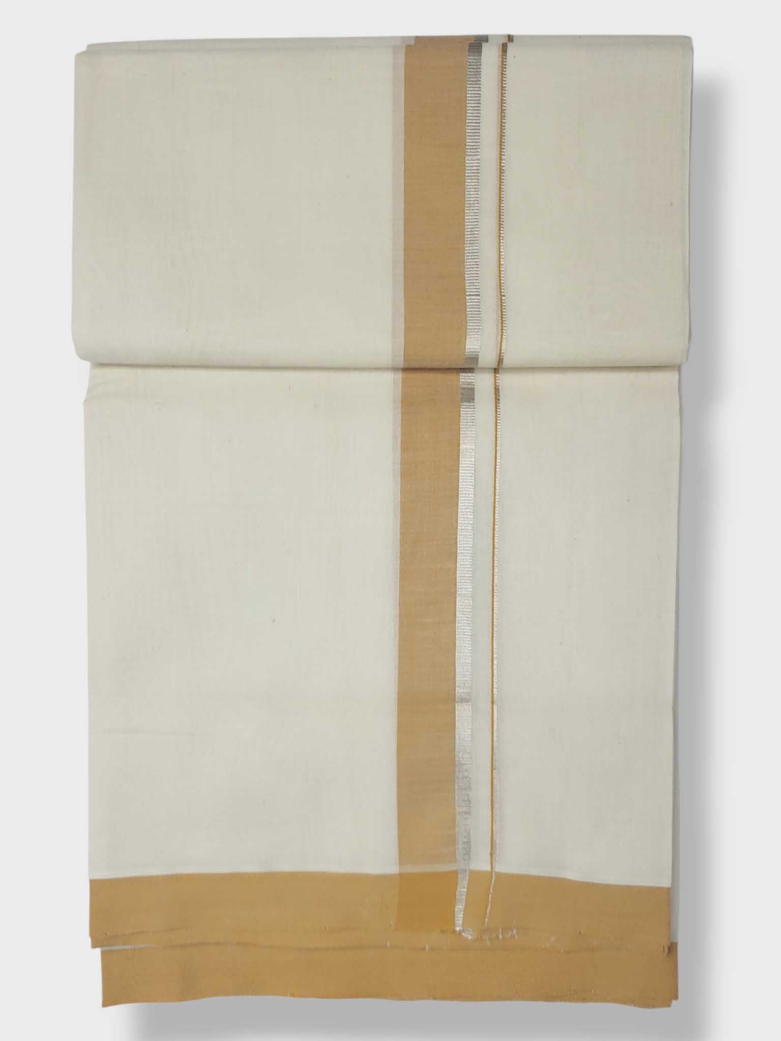 Kerala Balaramapuram Pure Cotton Handloom Mundu/Dhoti
