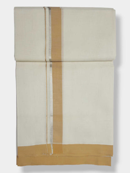 Kerala Balaramapuram Pure Cotton Handloom Mundu/Dhoti