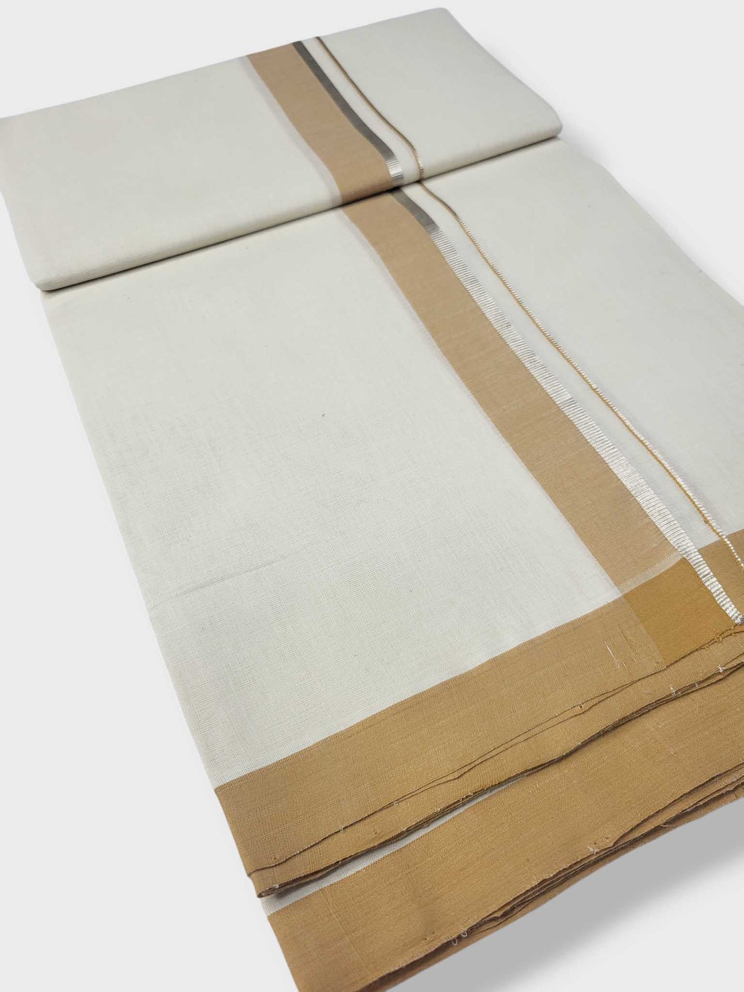 Kerala Balaramapuram Pure Cotton Handloom Mundu/Dhoti