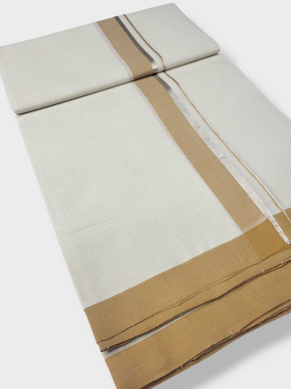 Kerala Balaramapuram Pure Cotton Handloom Mundu/Dhoti