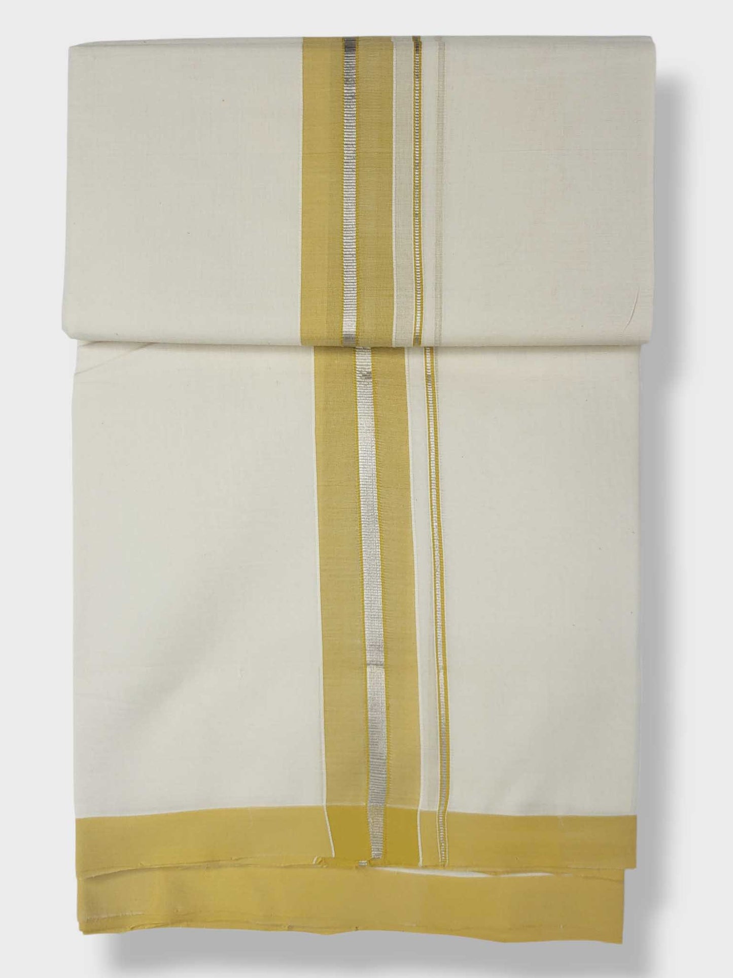 Kerala Balaramapuram Pure Cotton Handloom Mundu/Dhoti