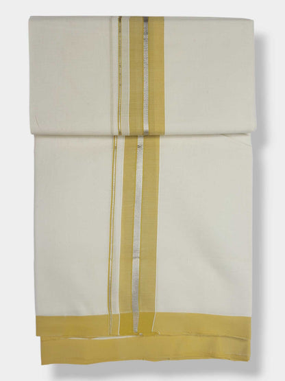 Kerala Balaramapuram Pure Cotton Handloom Mundu/Dhoti