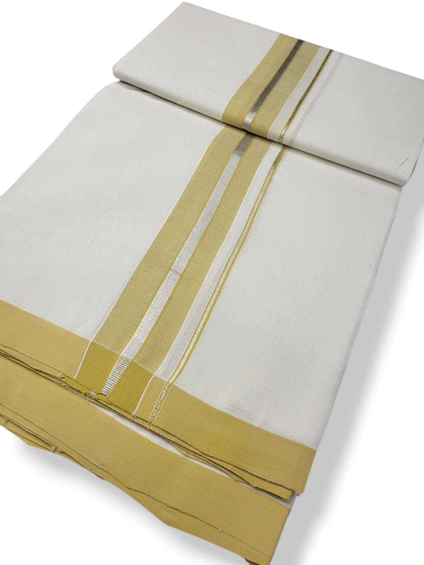 Kerala Balaramapuram Pure Cotton Handloom Mundu/Dhoti