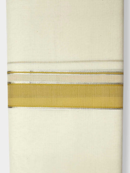 Kerala Balaramapuram Pure Cotton Handloom Mundu/Dhoti