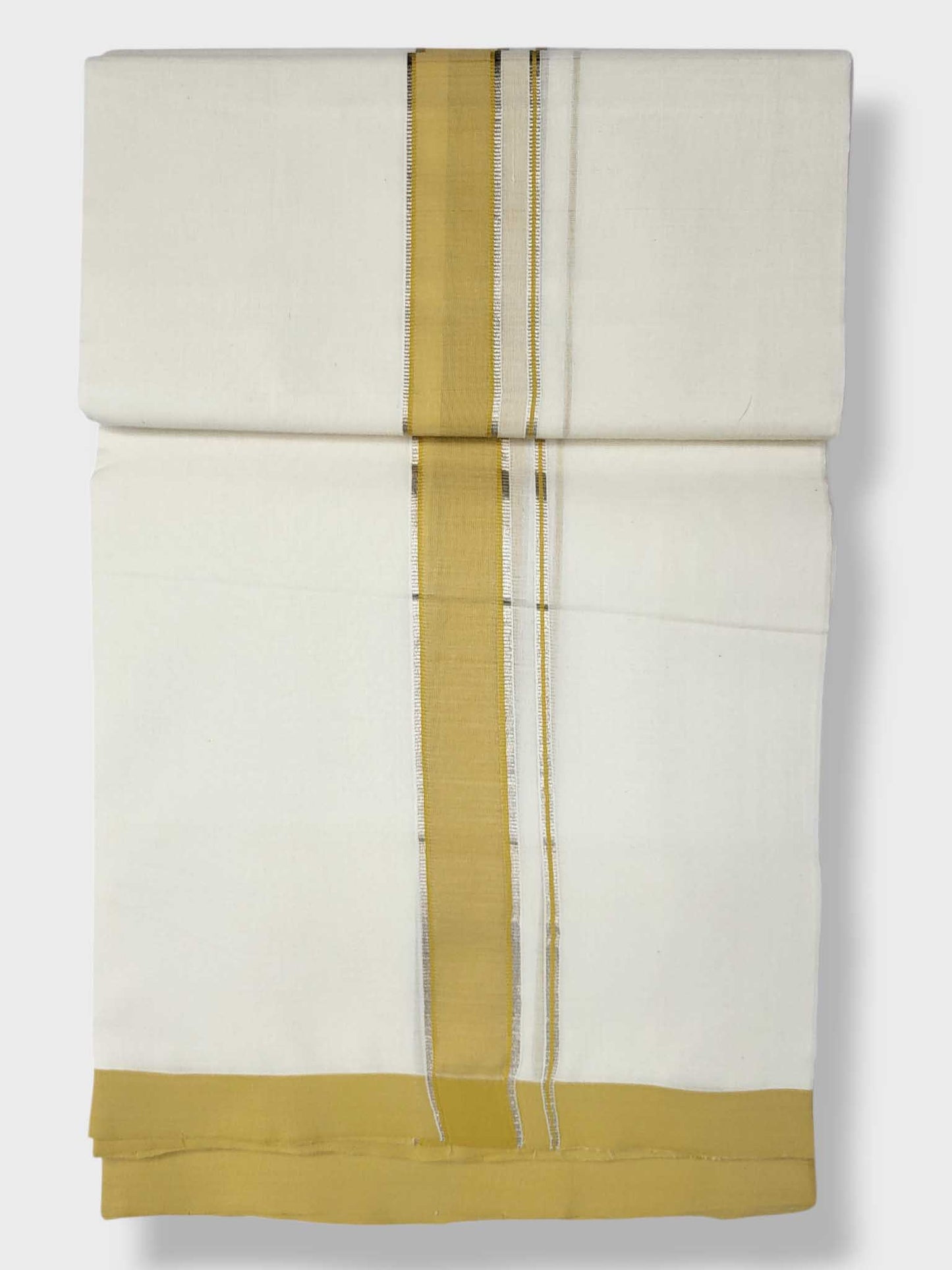 Kerala Balaramapuram Pure Cotton Handloom Mundu/Dhoti